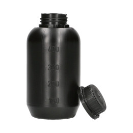 Butelka czarna z zakrętką 500ml/1000ml