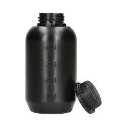Butelka czarna z zakrętką 500ml/1000ml