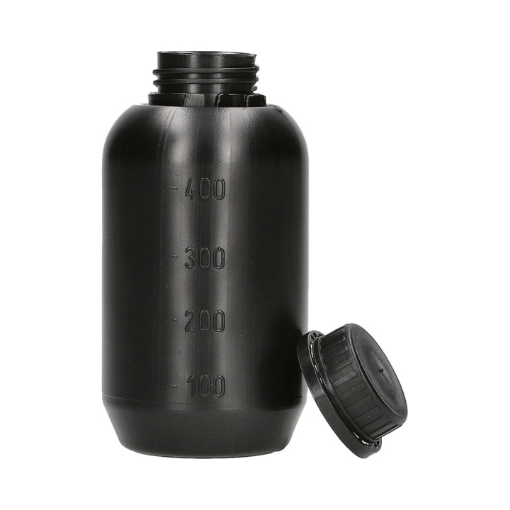 Butelka czarna z zakrętką 500ml/1000ml