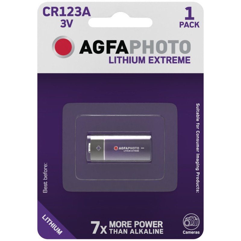 Bateria litowa AgfaPhoto CR123A