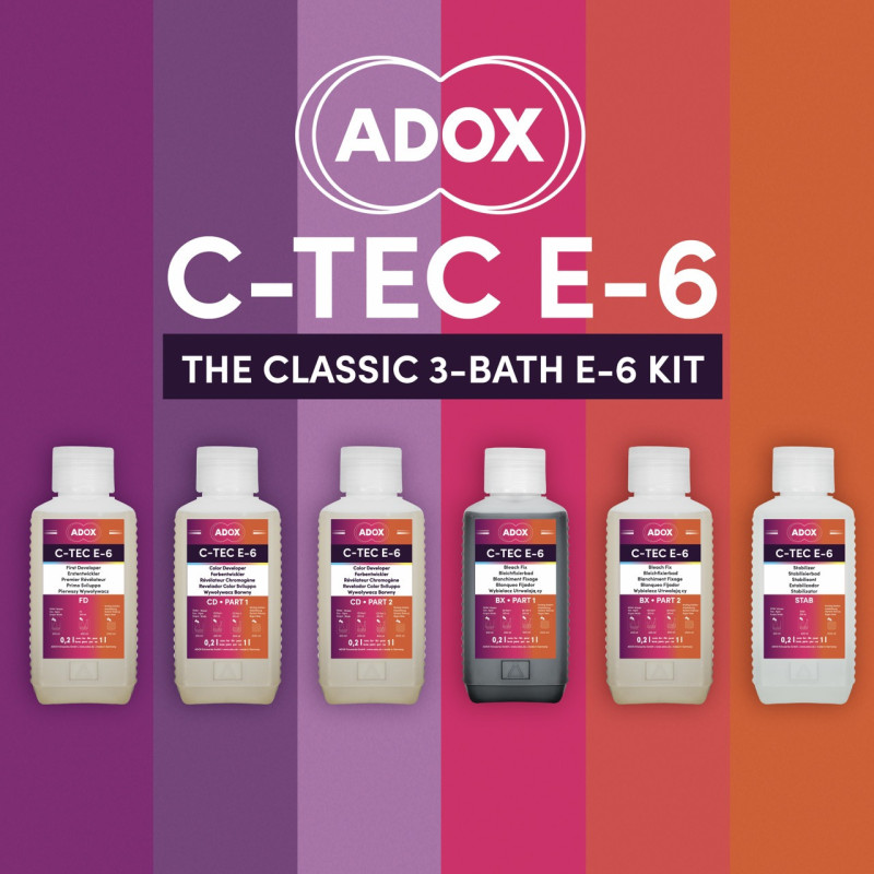 Zestaw chemii E-6 ADOX C-TEC na 1l